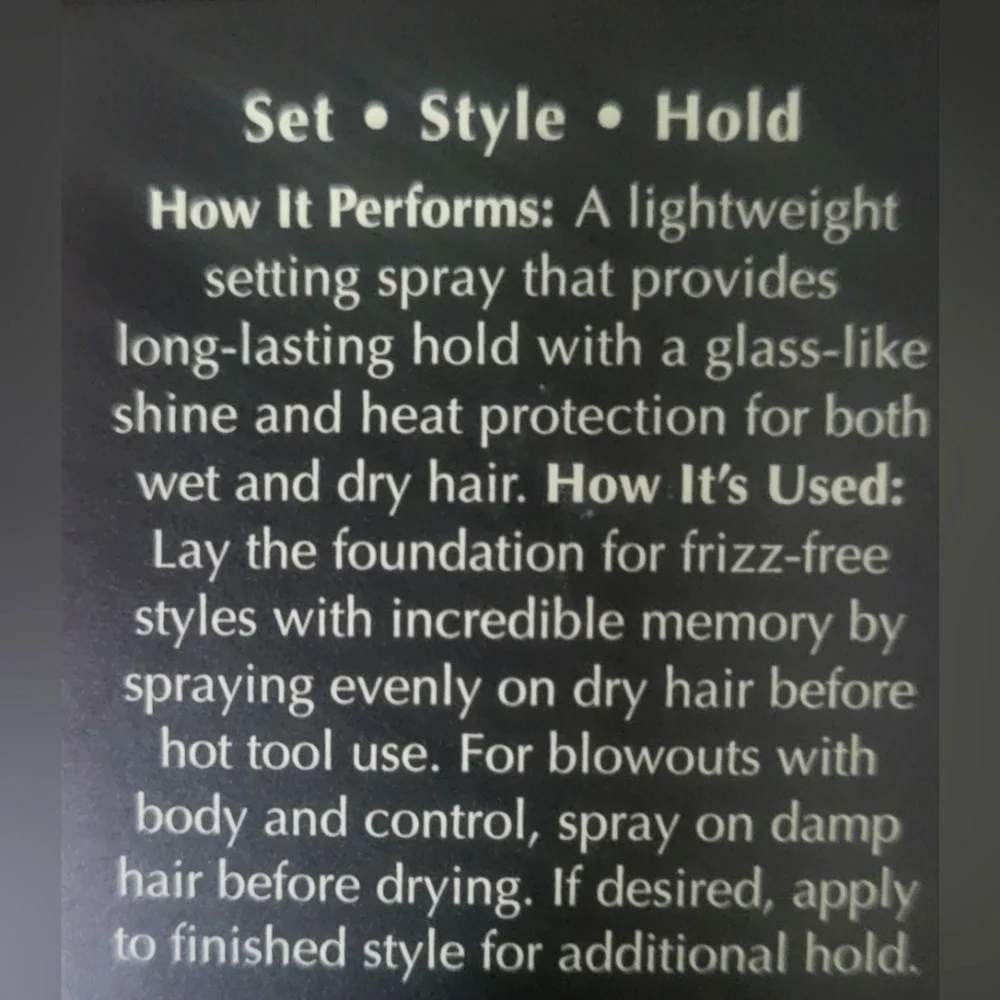 Ecru New York. Texture setting spray. NIB 4 FL. Oz.